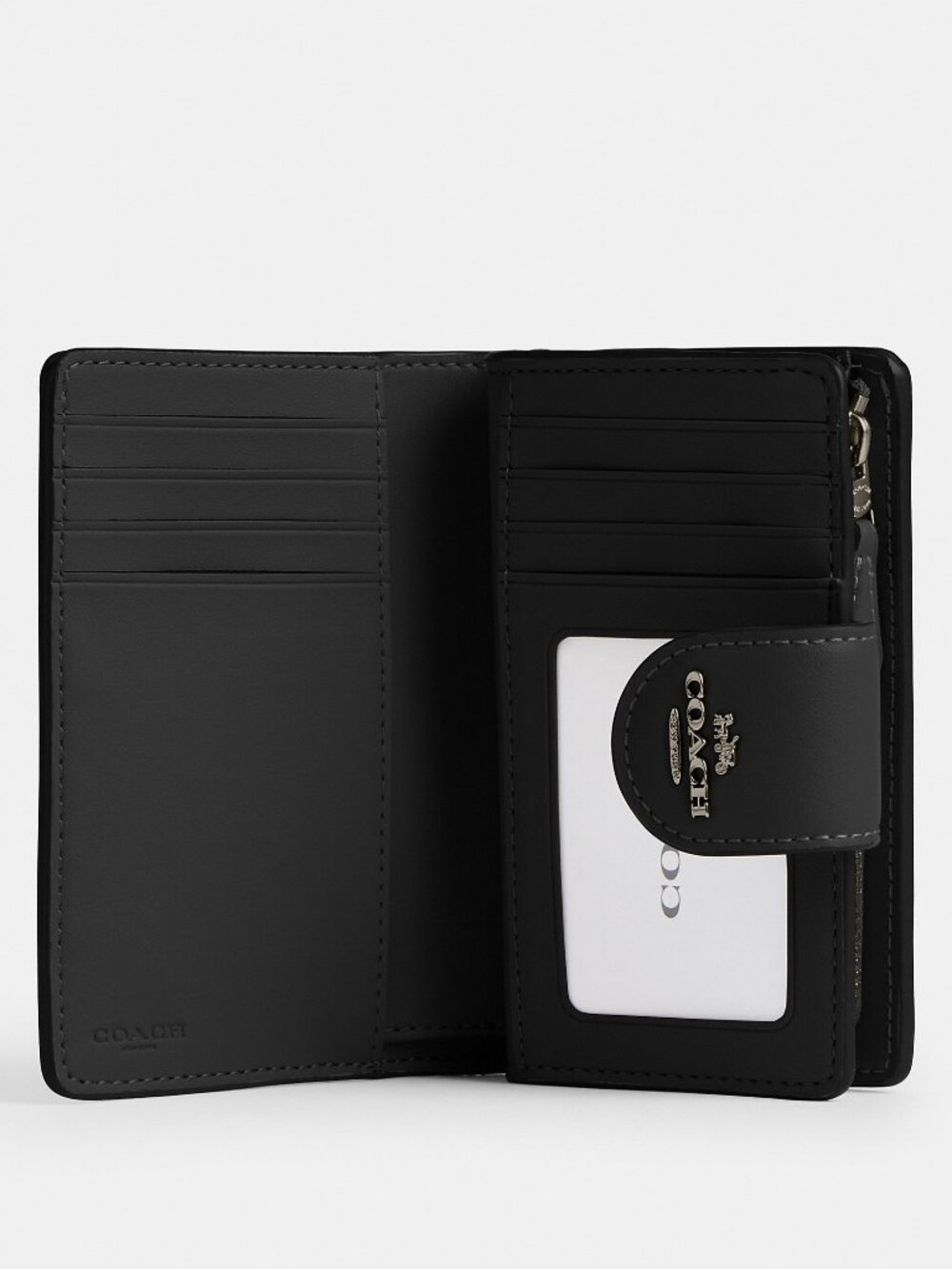 Coach Outlet Medium Corner Zip Wallet In Signature Canvas
